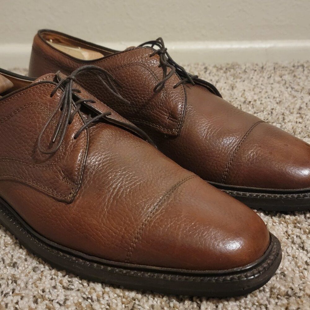 Allen Edmonds Becker 10.5 D Men's Cap Toe Oxford Shoes